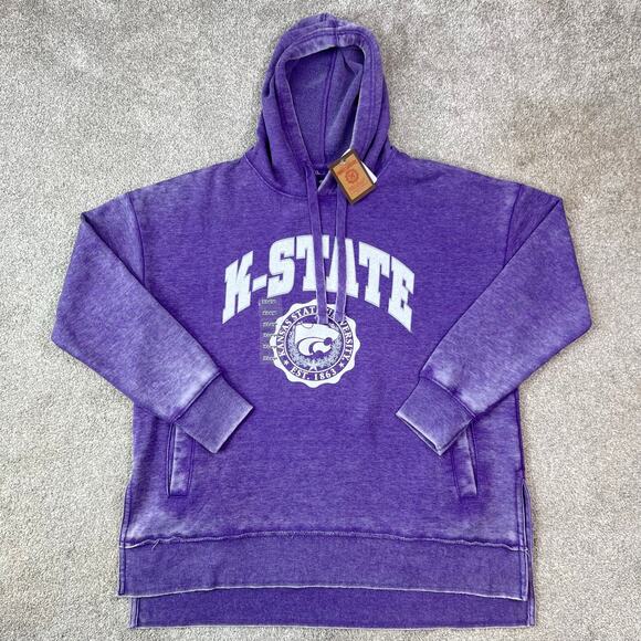 Three Square Women's K-State KSU Kansas State University Wildcats Hoodie (Sz XL) - Picture 11 of 11